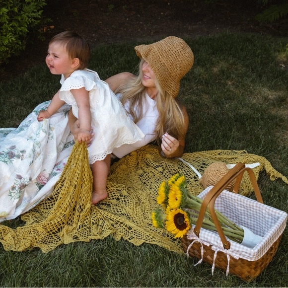 MABLE Floral Eyelet Maxi Skirt – Size M - Picture 2 of 7